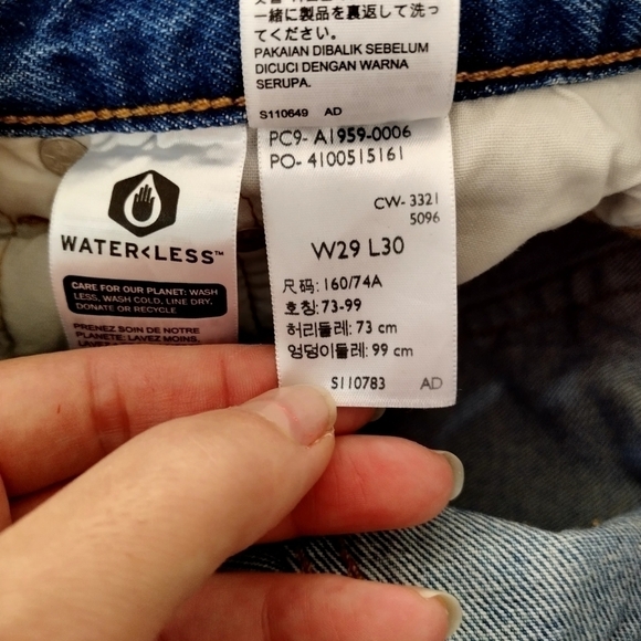 Levi's Premium 501 ORIGINAL FIT WOMEN'S JEANS dark wash sz 29 - Picture 7 of 11